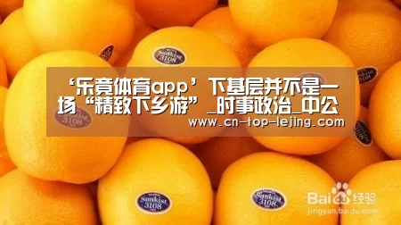 ‘乐竟体育app’下基层并不是一场“精致下乡游”_时事政治_中公教育网(图2) 乐竟体育官网